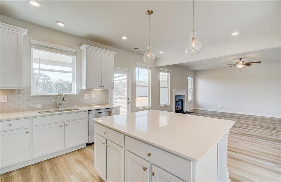 Furnished interior view inside a new home in Copperfield, Locust Grove (Image 3).