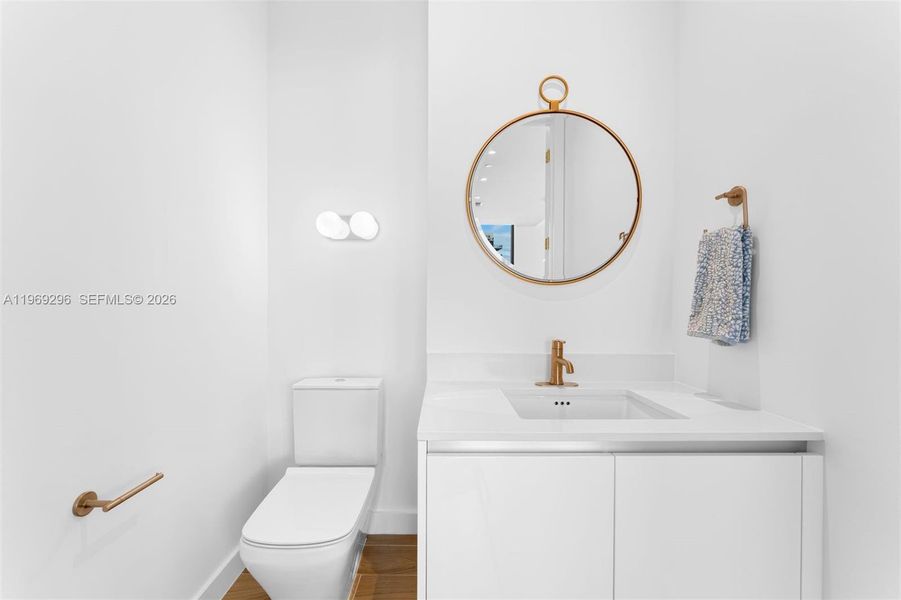 Furnished interior view inside a new home in , Miami (Image 14).
