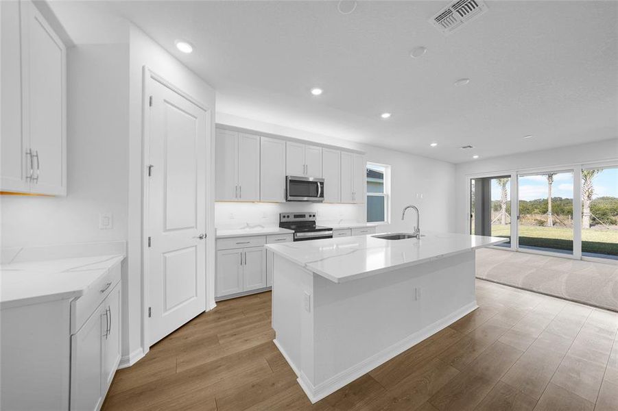 Furnished interior view inside a new home in Turnleaf, Punta Gorda (Image 10).