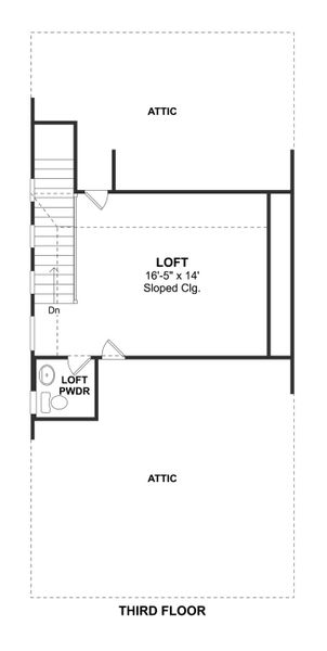 2D floor plan layout for the Frances by K. Hovnanian® Homes in Cloverdale, Houston, TX (Image 5). 2D floor plan layout for the Frances by K. Hovnanian® Homes in Cloverdale, Houston, TX (Image 5).