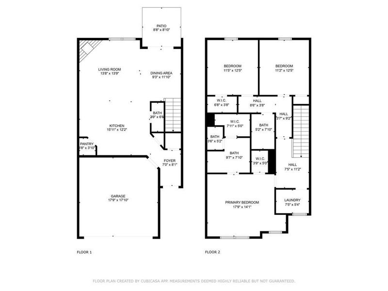 2D floor plan layout of this home in , Hartwell, GA (Image 3).