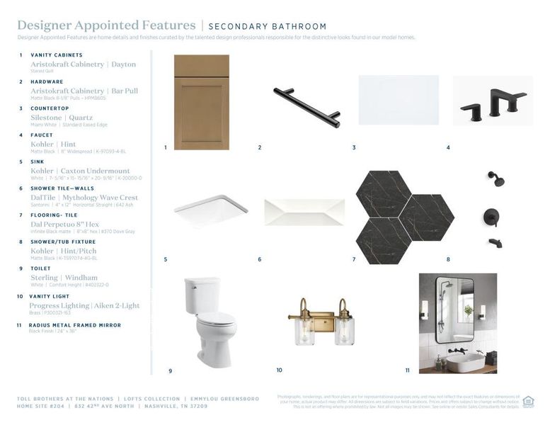 Sample of building materials used in homes in The Nations, Nashville (Image 13).