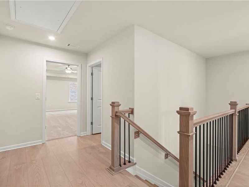 Spacious, unfurnished interior of a new home in The Village at Shallowford, Kennesaw (Image 27).