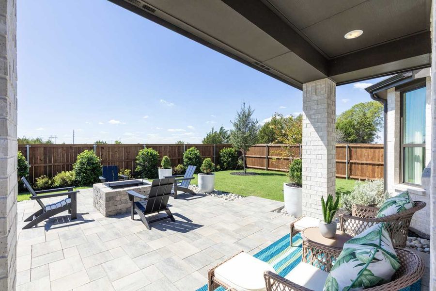 Representative Patio - some options shown