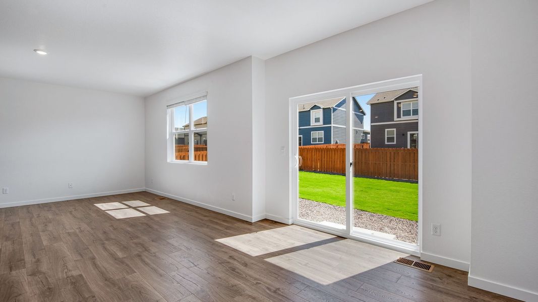 Spacious, unfurnished interior of a new home in Vista Meadows, Fort Lupton (Image 13). Spacious, unfurnished interior of a new home in Vista Meadows, Fort Lupton (Image 13).