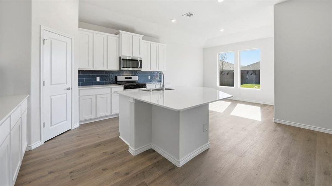 Furnished interior view inside a new home in The Woods at Lindsey Place, Anna (Image 3).