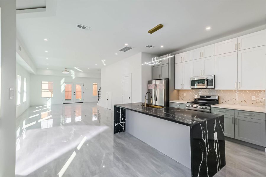 Furnished interior view inside a new home in , Houston (Image 12).