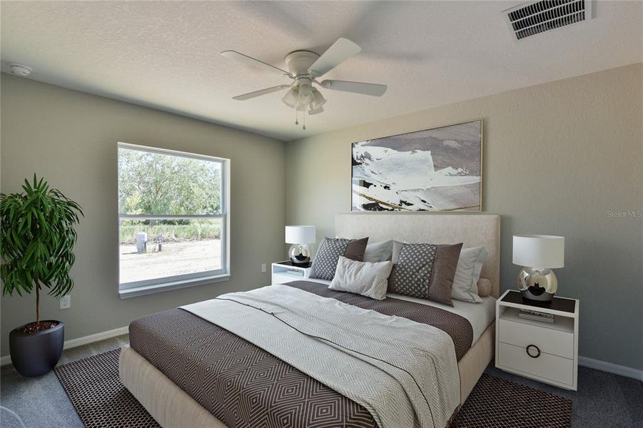 Furnished interior view inside a new home in , Ocala (Image 8).