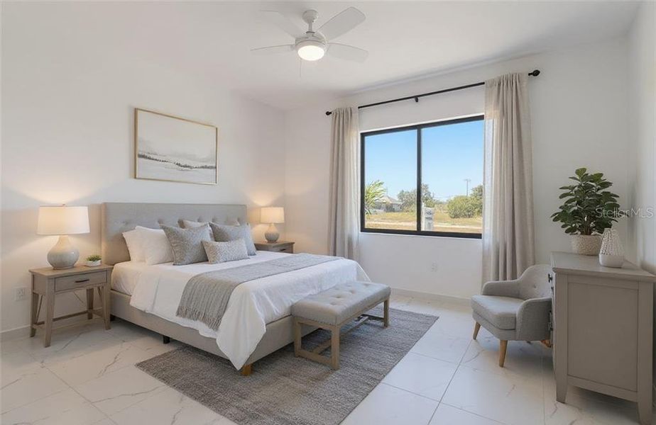 Furnished interior view inside a new home in , Lehigh Acres (Image 20).