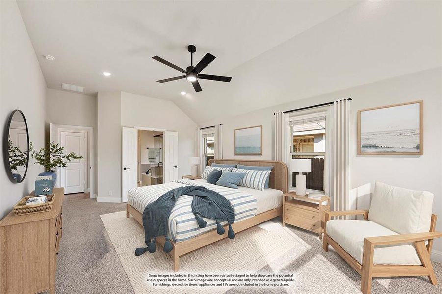 Furnished interior view inside a new home in Godley Ranch Classic, Godley (Image 12).