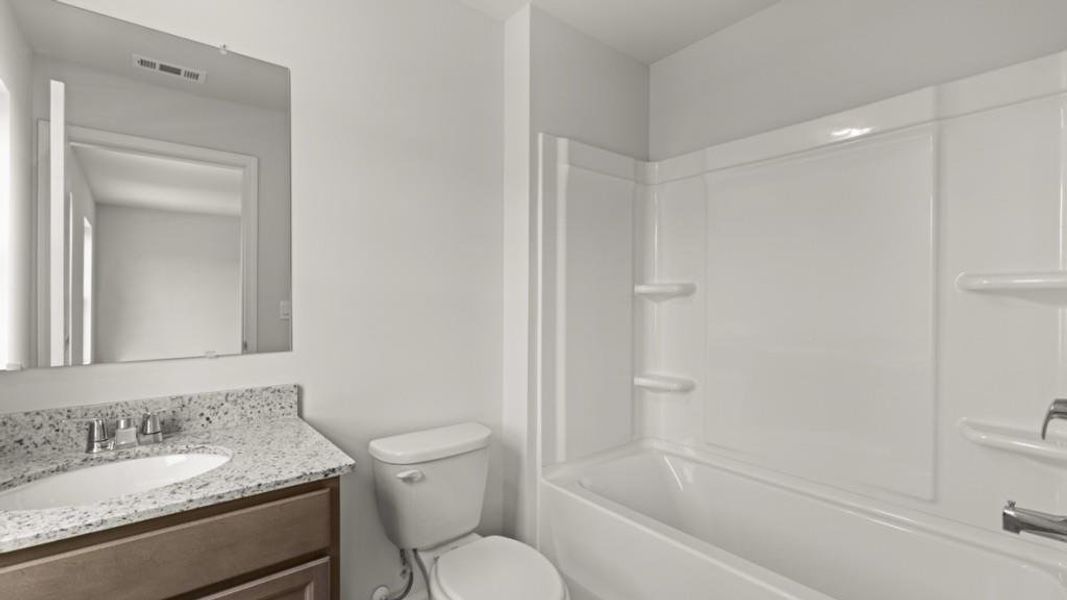 Furnished interior view inside a new home in Sheffield Highlands, Dallas (Image 12). Furnished interior view inside a new home in Sheffield Highlands, Dallas (Image 12).