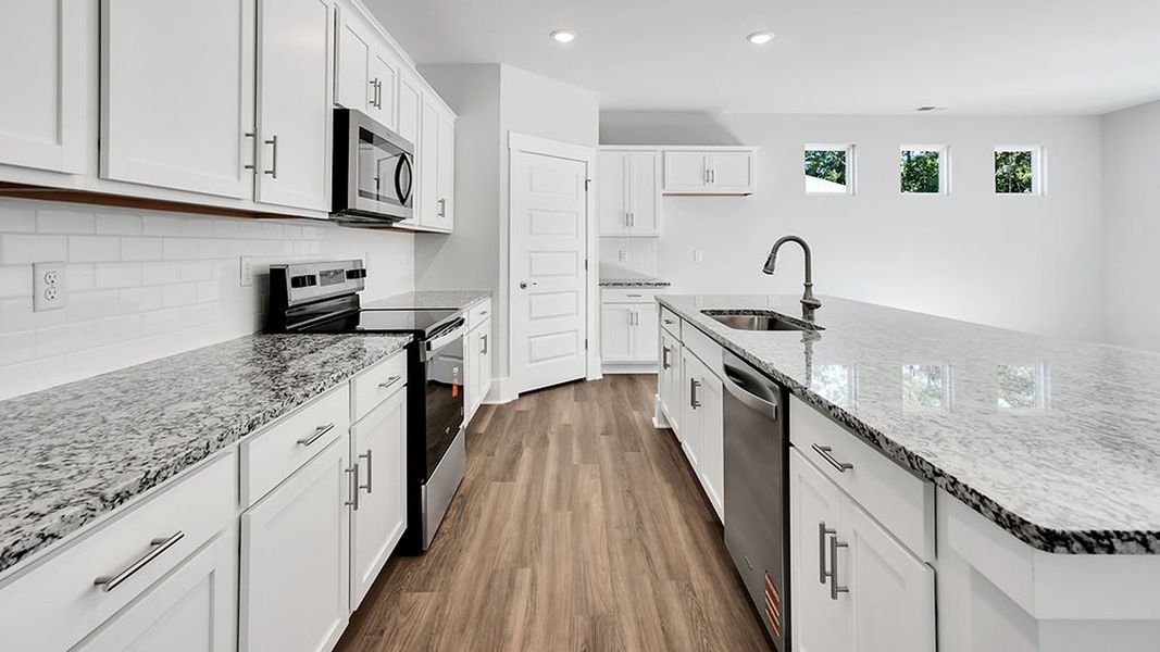 Furnished interior view inside a new home in The Haven at Indigo Preserve, Leland (Image 7).