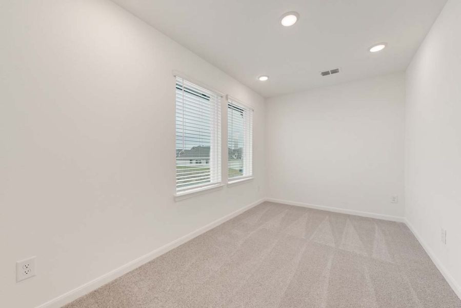 Representative unfurnished interior of a home built from the Eastholme by Pacesetter Homes in Elevon, Lavon (Image 19). Representative unfurnished interior of a home built from the Eastholme by Pacesetter Homes in Elevon, Lavon (Image 19).