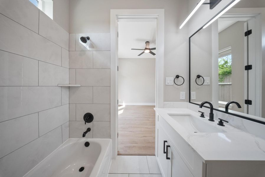 Furnished interior view inside a new home in Griggs Landing, Houston (Image 11).