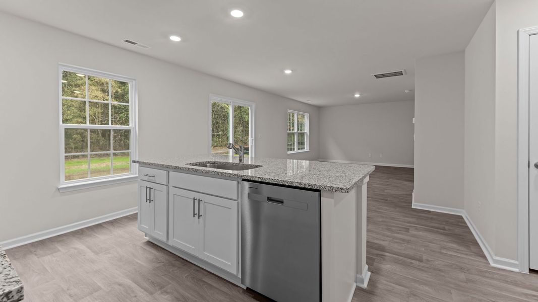 Furnished interior view inside a new home in Blair Ridge, La Grange (Image 6).