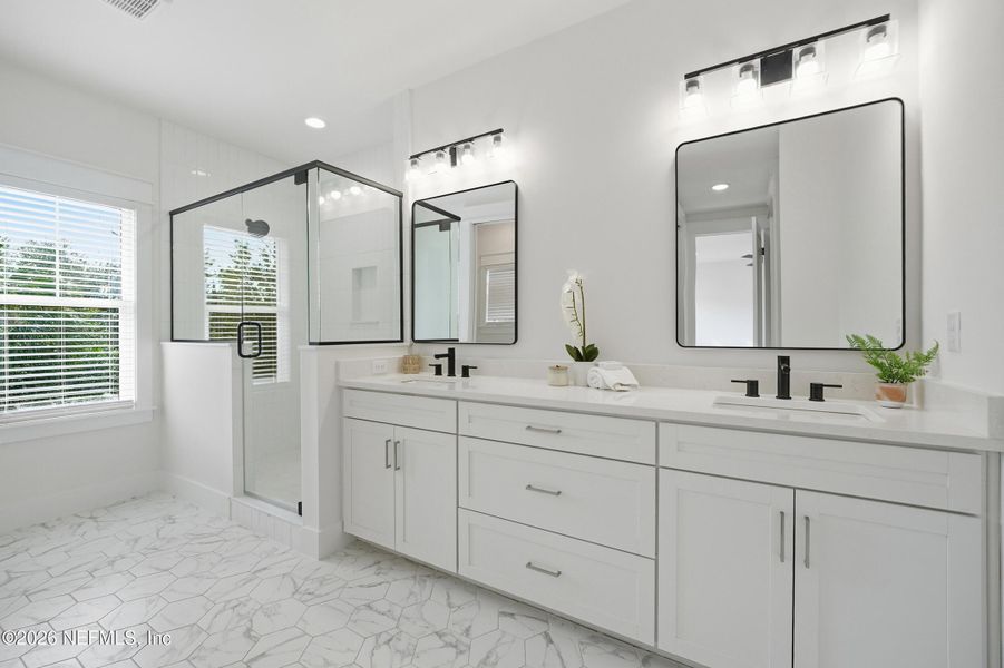 Furnished interior view inside a new home in , Jacksonville Beach (Image 39).