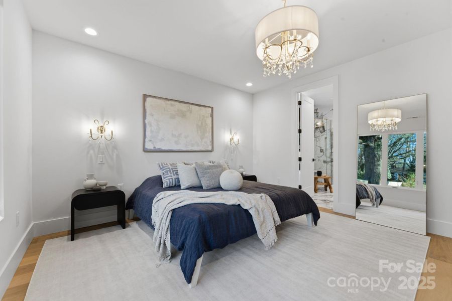 Furnished interior view inside a new home in , Charlotte (Image 6).