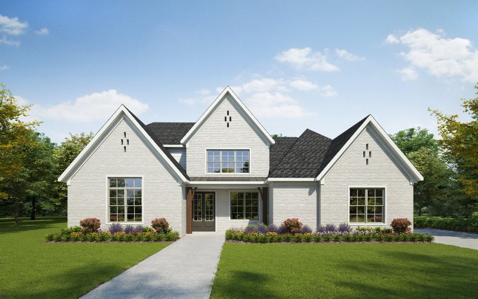 Representative exterior photo of a completed home built from the Scottsdale by Grant & Co in White Oak, Arlington, TN (Image 1).