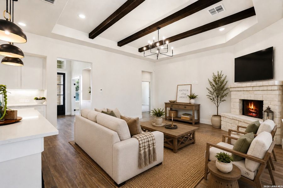 Furnished interior view inside a new home in , Spring Branch (Image 17).