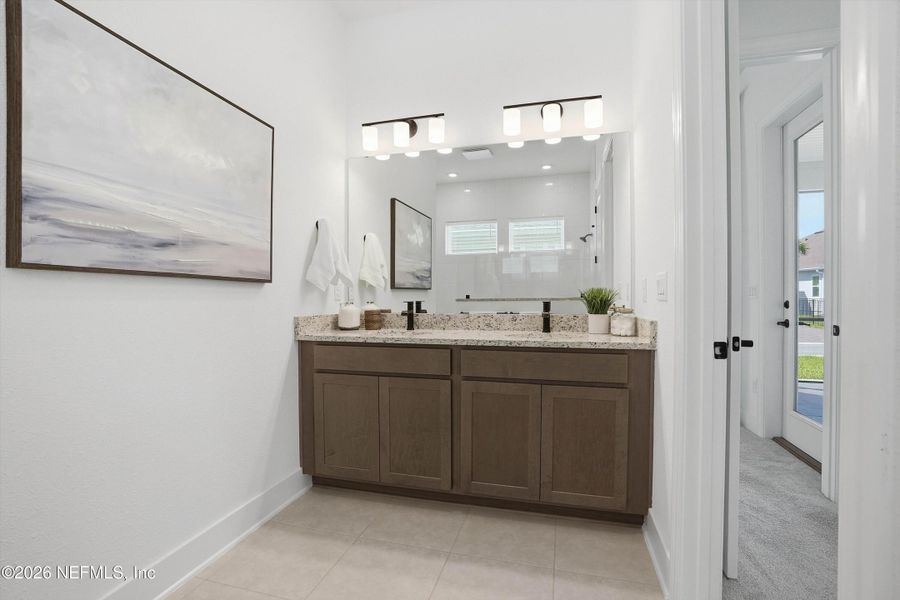 Furnished interior view inside a new home in , Jacksonville (Image 17). Furnished interior view inside a new home in , Jacksonville (Image 17).