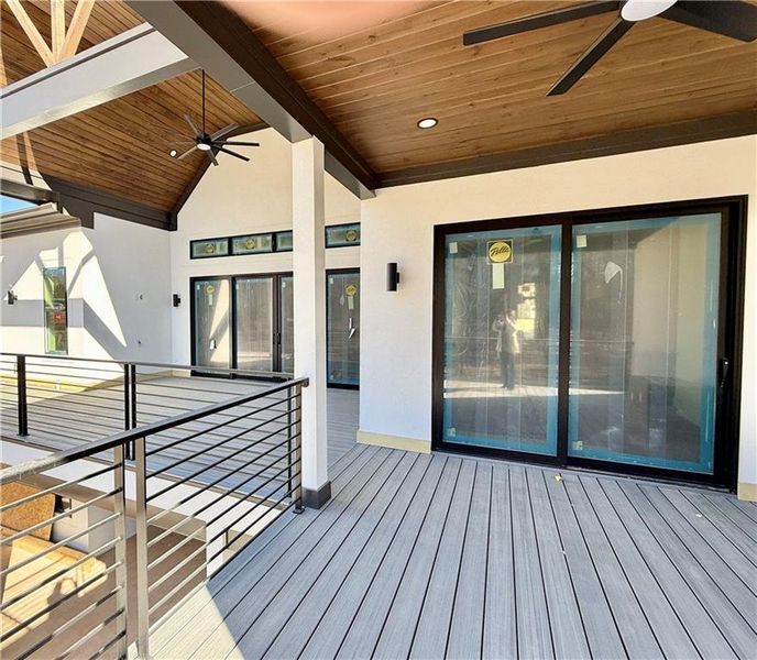 Exterior details and patio area of a home in , Flowery Branch (Image 3).