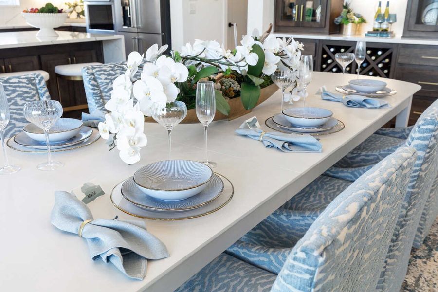 Representative Dining Room - some options shown