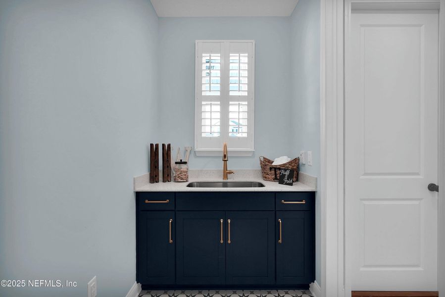 Furnished interior view inside a new home in Seabrook Village at Nocatee, Ponte Vedra (Image 8). Furnished interior view inside a new home in Seabrook Village at Nocatee, Ponte Vedra (Image 8).