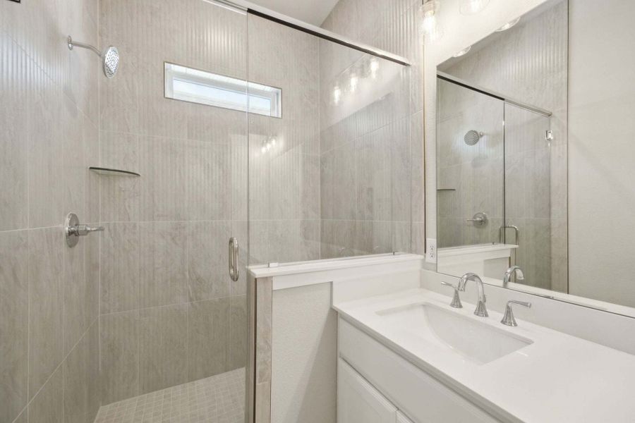 Furnished interior view inside a new home in Newman Village Townhomes, Frisco (Image 6).