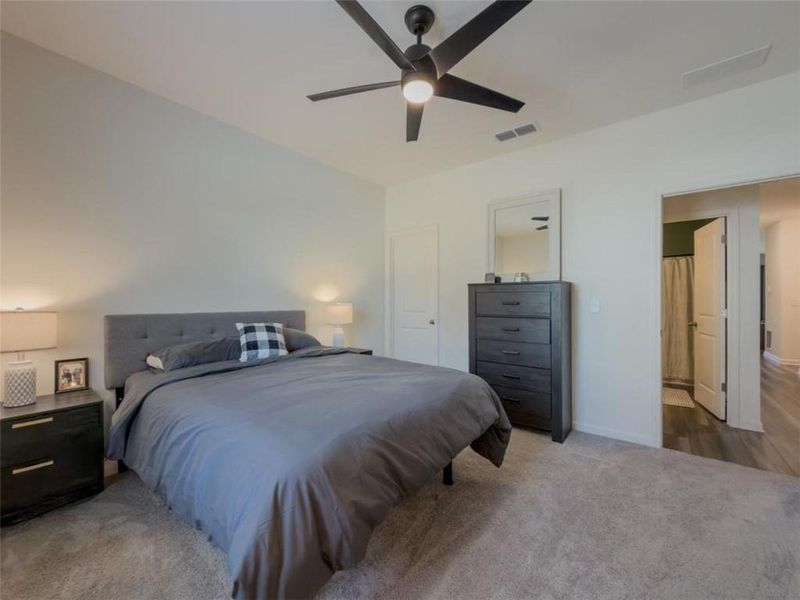 Furnished interior view inside a new home in Bentwater, Hoschton (Image 8). Furnished interior view inside a new home in Bentwater, Hoschton (Image 8).