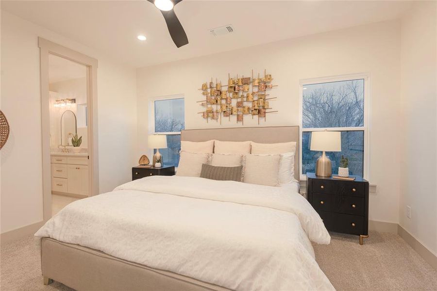 Furnished interior view inside a new home in , McKinney (Image 13).