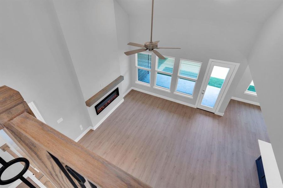 Furnished interior view inside a new home in Ten Mile Creek Estates, DeSoto (Image 6). Furnished interior view inside a new home in Ten Mile Creek Estates, DeSoto (Image 6).