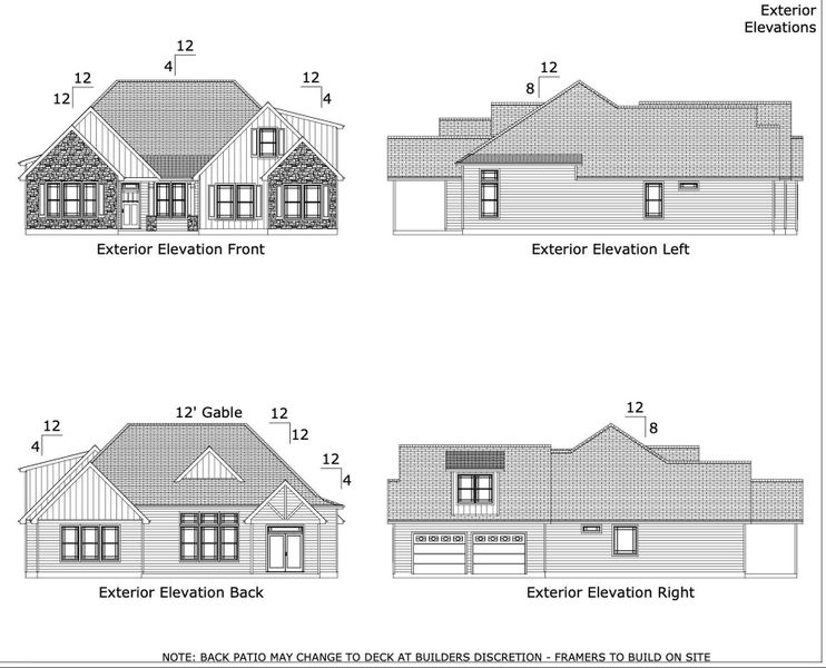 Front exterior of a new home in Sky View, Columbus, NC, highlighting curb appeal (Image 6). Front exterior of a new home in Sky View, Columbus, NC, highlighting curb appeal (Image 6).