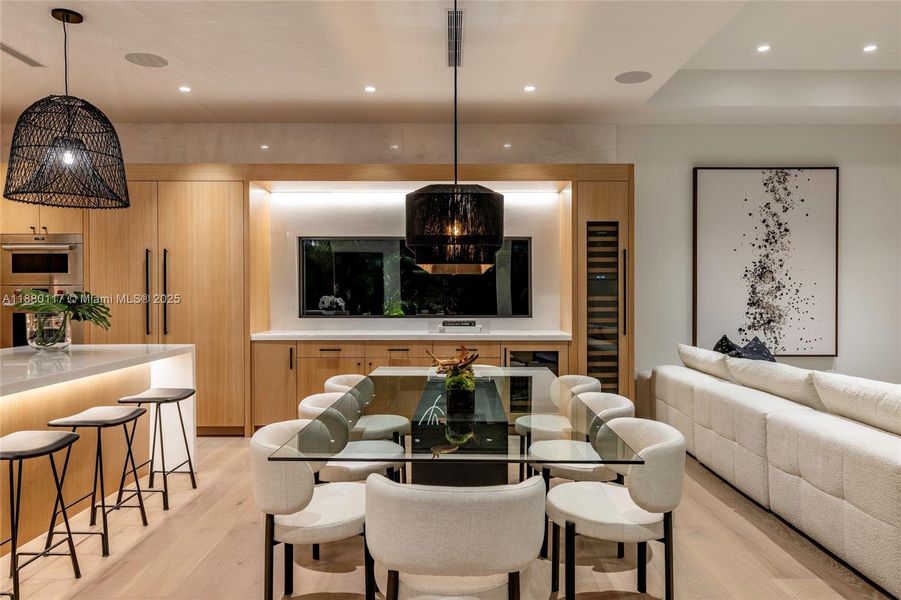 Furnished interior view inside a new home in , Miami (Image 36).