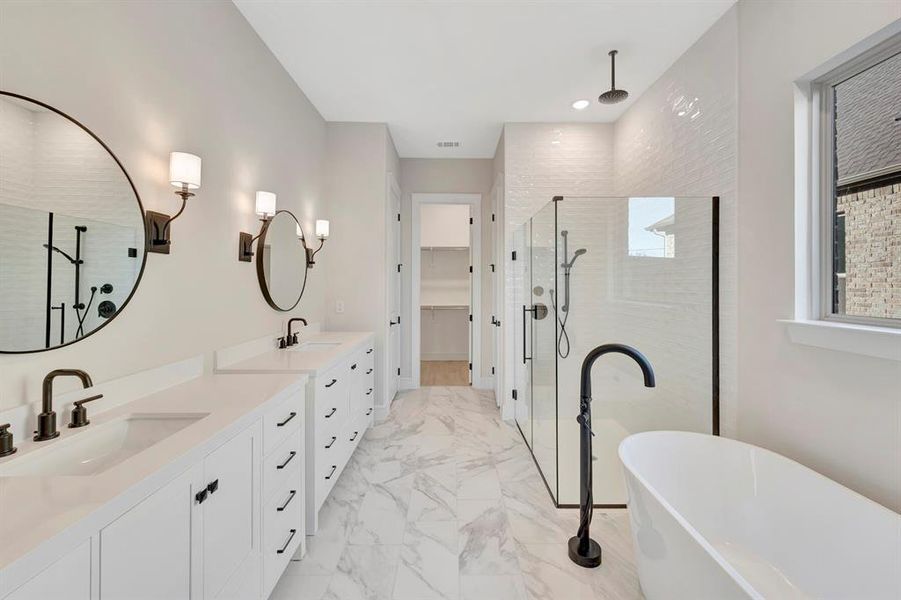 Furnished interior view inside a new home in Sterling Greene, Arlington (Image 14).