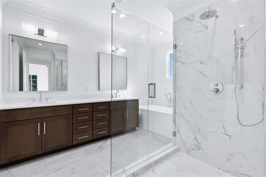 Furnished interior view inside a new home in , Peachtree City (Image 8).