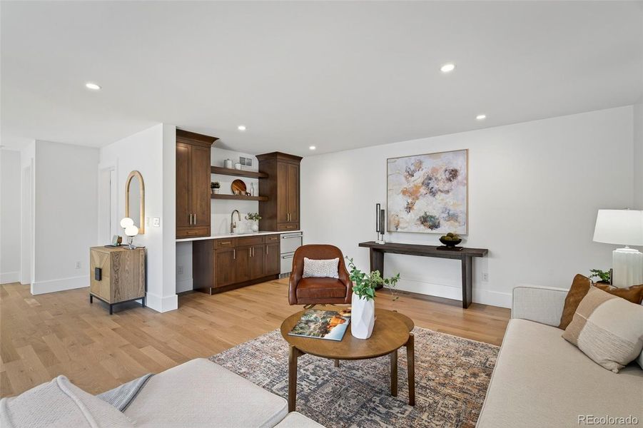 Furnished interior view inside a new home in , Denver (Image 34).
