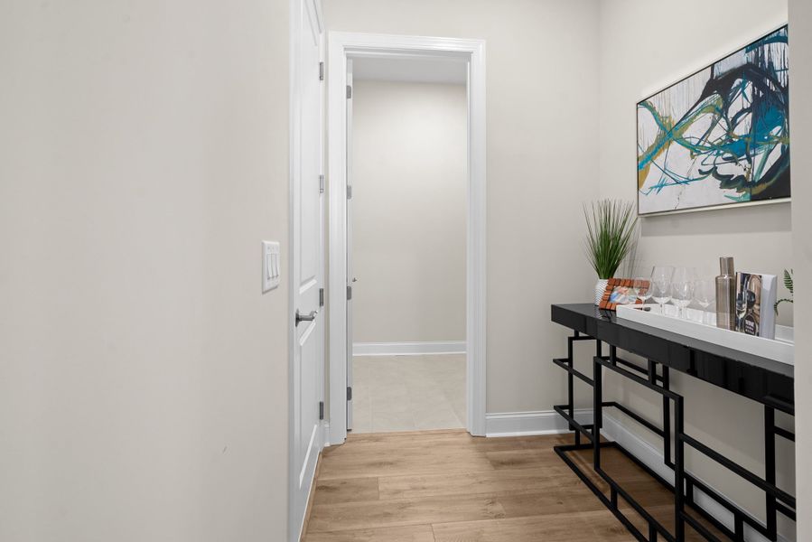 Representative furnished interior of a home built from the The Henley by The Providence Group in Promenade at Sawnee Village, Cumming (Image 27). Representative furnished interior of a home built from the The Henley by The Providence Group in Promenade at Sawnee Village, Cumming (Image 27).