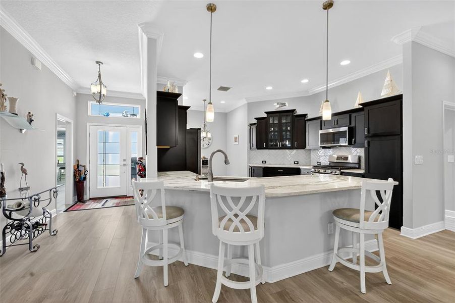 Furnished interior view inside a new home in , The Villages (Image 5).