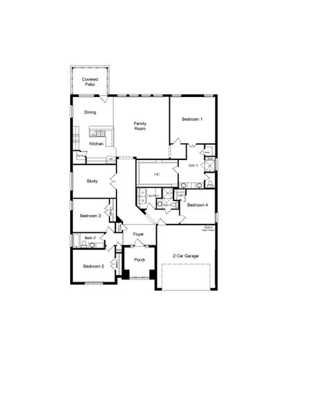 2D floor plan layout for the LAKEMONT by D.R. Horton in Northwest Passage, Midland, TX (Image 3). 2D floor plan layout for the LAKEMONT by D.R. Horton in Northwest Passage, Midland, TX (Image 3).