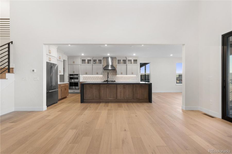 Furnished interior view inside a new home in Autograph at Lyric, Lone Tree (Image 14).
