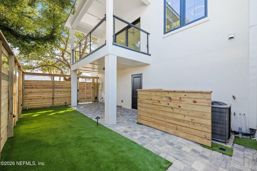 Exterior details and patio area of a home in , Jacksonville Beach (Image 30). Exterior details and patio area of a home in , Jacksonville Beach (Image 30).
