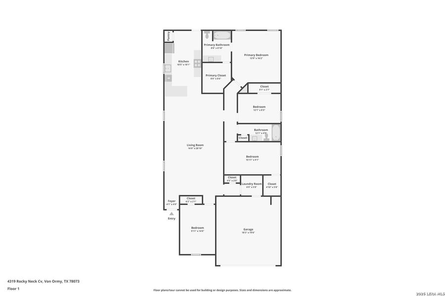 2D floor plan layout of this home in Preserve at Medina, Von Ormy, TX (Image 5). 2D floor plan layout of this home in Preserve at Medina, Von Ormy, TX (Image 5).
