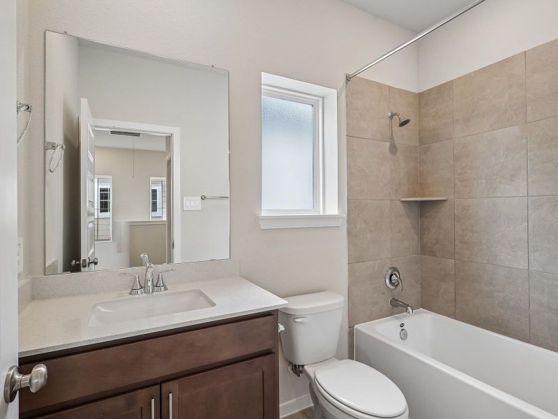 Furnished interior view inside a new home in Parkway Commons - City Series, Missouri City (Image 10).