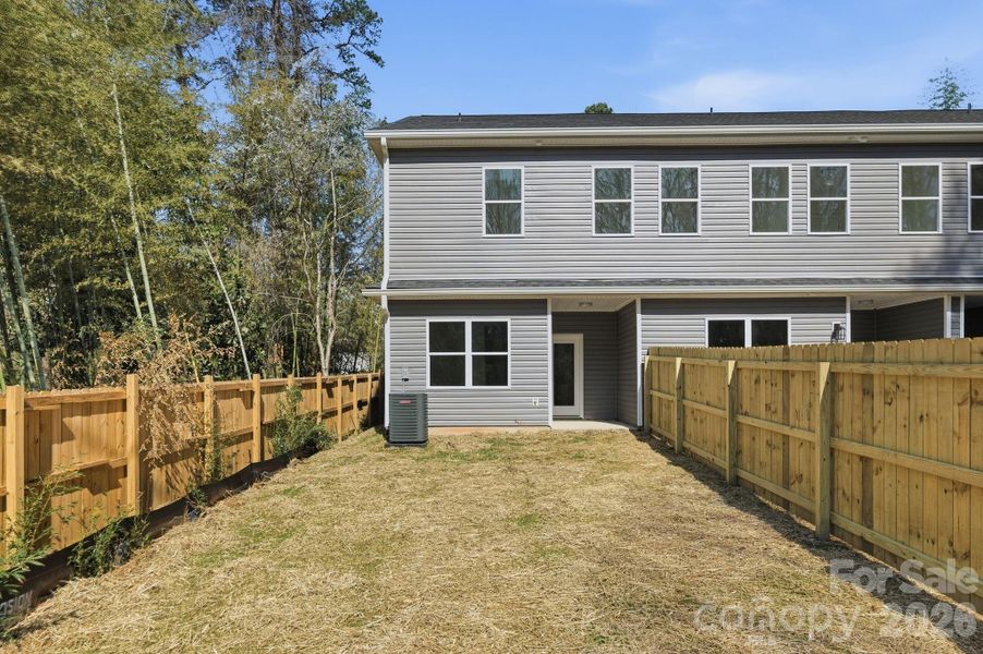 Back of House and Part of Large Backyard