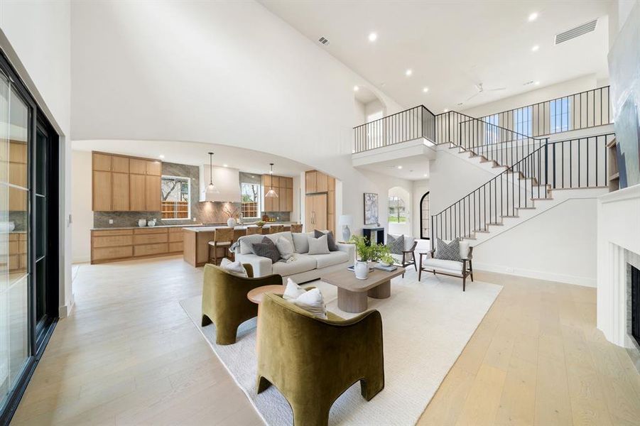 Furnished interior view inside a new home in , Dallas (Image 32). Furnished interior view inside a new home in , Dallas (Image 32).