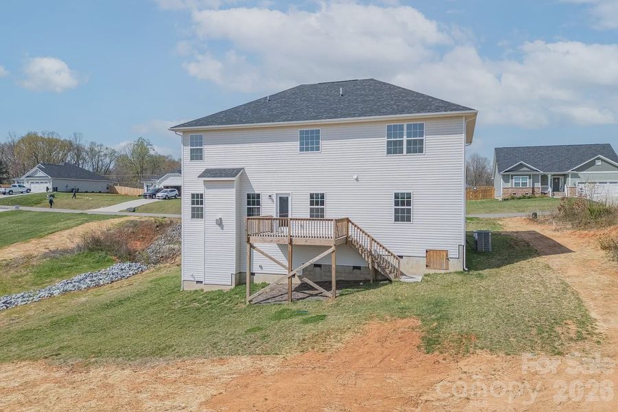 Exterior details and patio area of a home in Northlake, Statesville (Image 3).