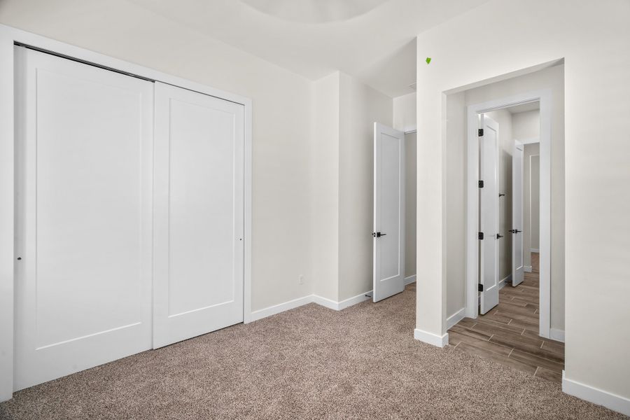 Representative unfurnished interior of a home built from the Scottsdale by LEH. Homes in Verdancia, El Paso (Image 98).