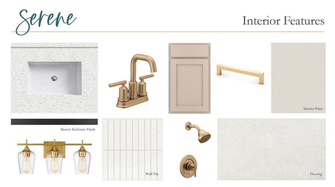 Sample of building materials used in homes in Covered Bridge, Hutto (Image 6).