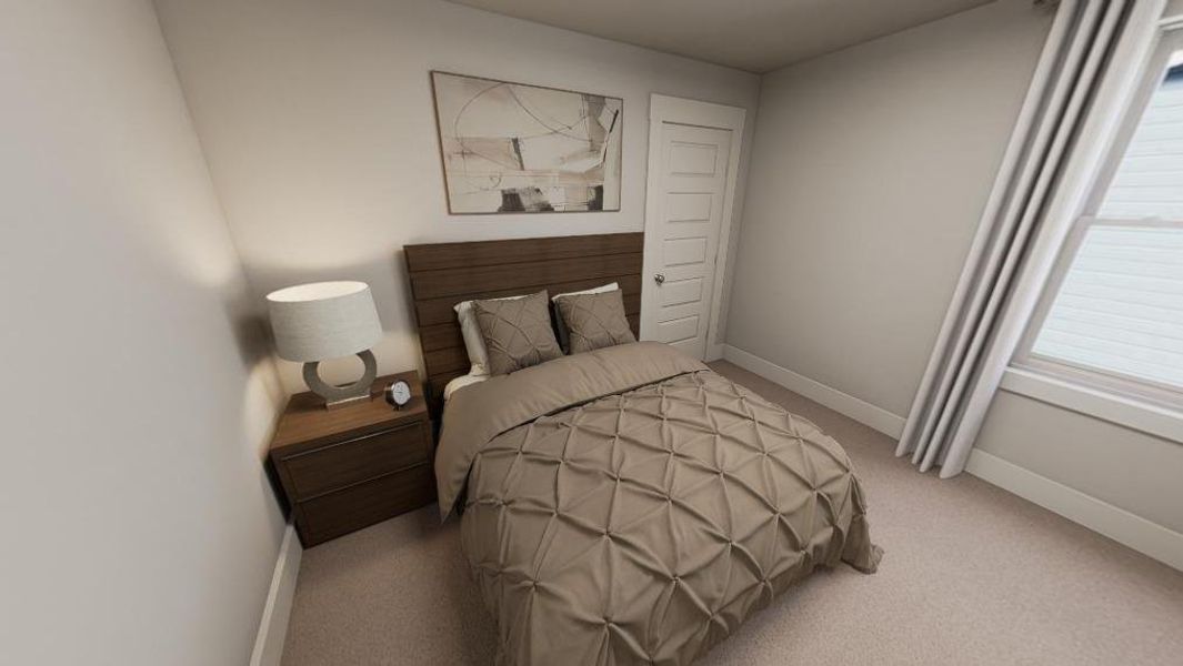 Furnished interior view inside a new home in The Preserve at Marks Creek, Knightdale (Image 10).