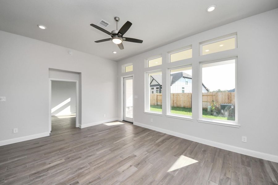 Spacious, unfurnished interior of a new home in Elyson: Elyson Duets, Katy (Image 18).